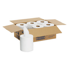 Boardwalk® Center-Pull Roll Towels, 2-Ply, 7.6 x 8.9, White, 600/Roll, 6/Carton